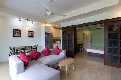 Apartment mit einem Schlafzimmer und Poolblick — The Club Residence Kamala Beach